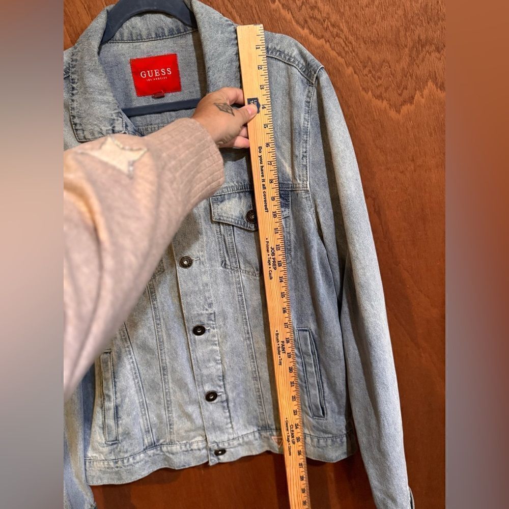 Vintage Guess Jean jacket size L - Picture 5 of 6